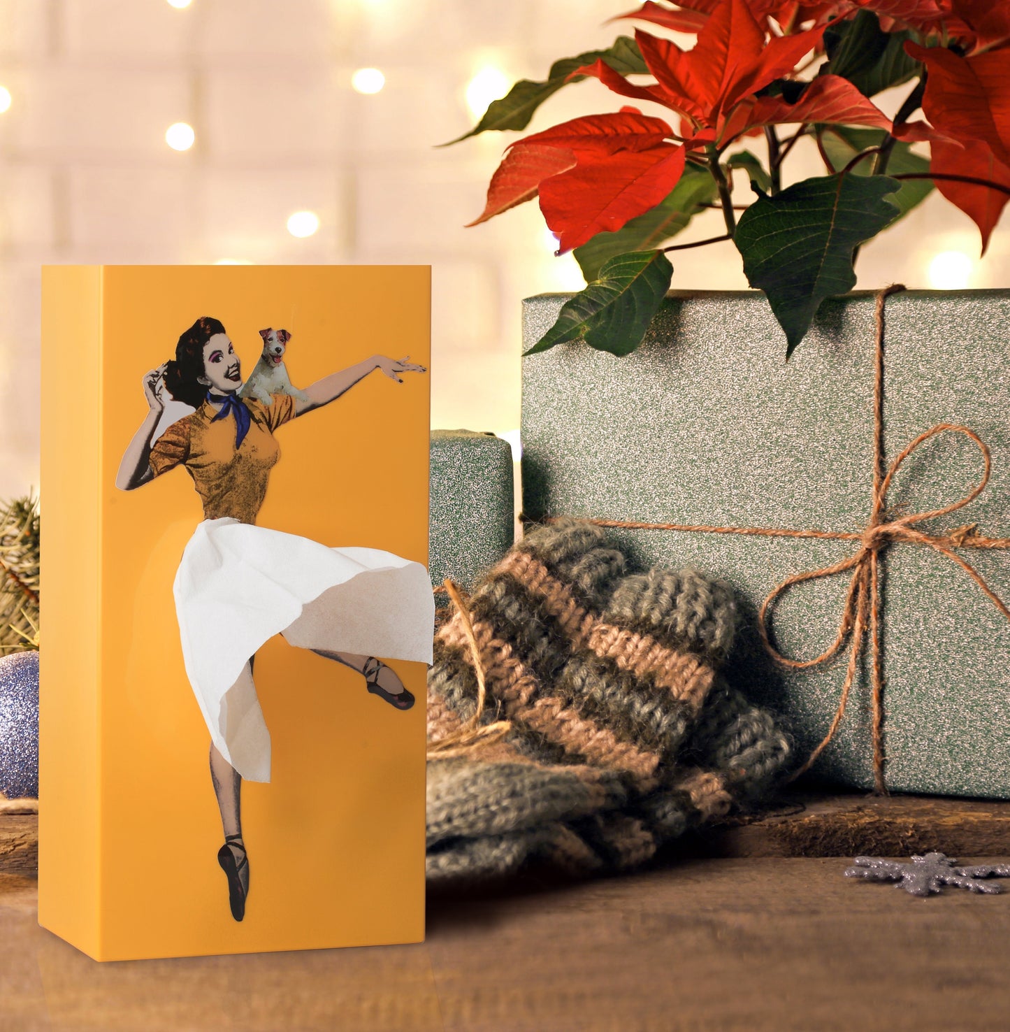 Early Christmas Sale - Flying Skirt Tissue Box FREE SHIPPING