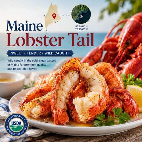 🦞Fresh lobster tail meat with shell-TTBD