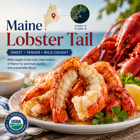🦞Fresh lobster tail meat with shell-TTBD