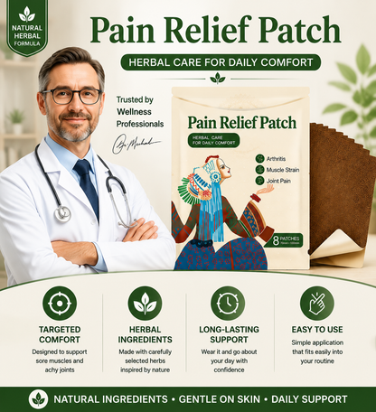 Traditional Herbal Pain Relief Patch – Joint & Muscle Comfort Support-YQ