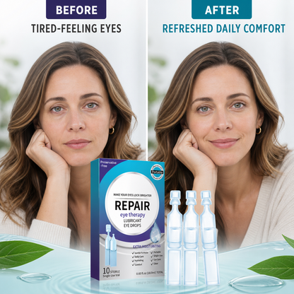 Hydrating Eye Drops – Single-Use Lubricant Drops for Dry & Tired Eyes, Daily Refreshing Eye Comfort-YQ