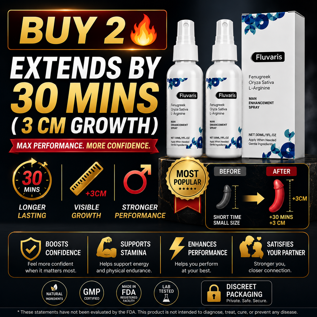 Enhancement Spray – Discreet Daily Support for Confidence & Performance.-YQ