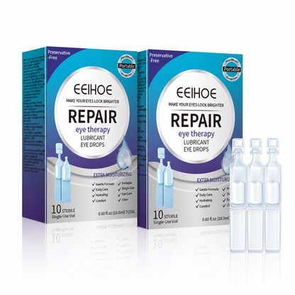 Single Use Repair Eye Drops – Soothe Red Eyes, Fix Blurry Cloudy Vision, Gentle Support for Cataract & Glaucoma-WH