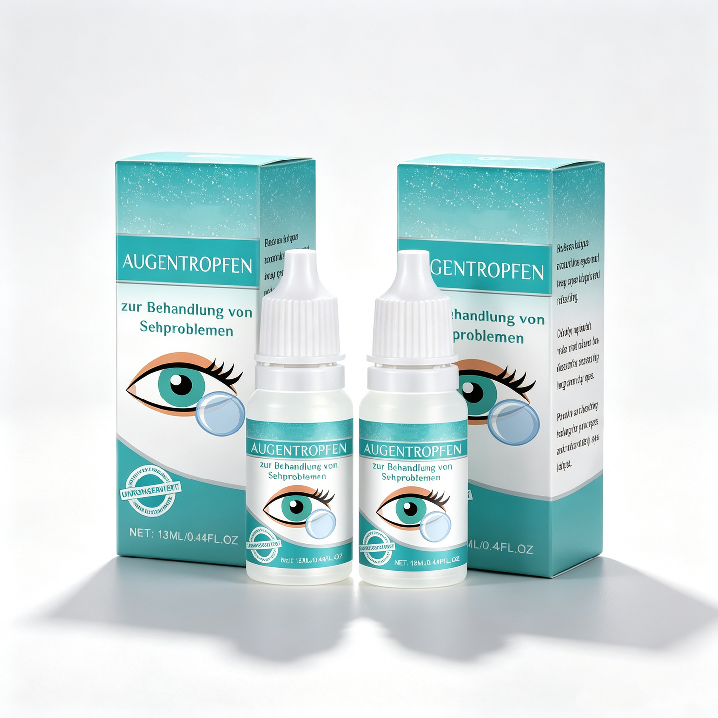 Professional Medical Eye Drops - Hydrating Eye Care Solution for Dry Eyes, Irritation & Eye Fatigue-WH