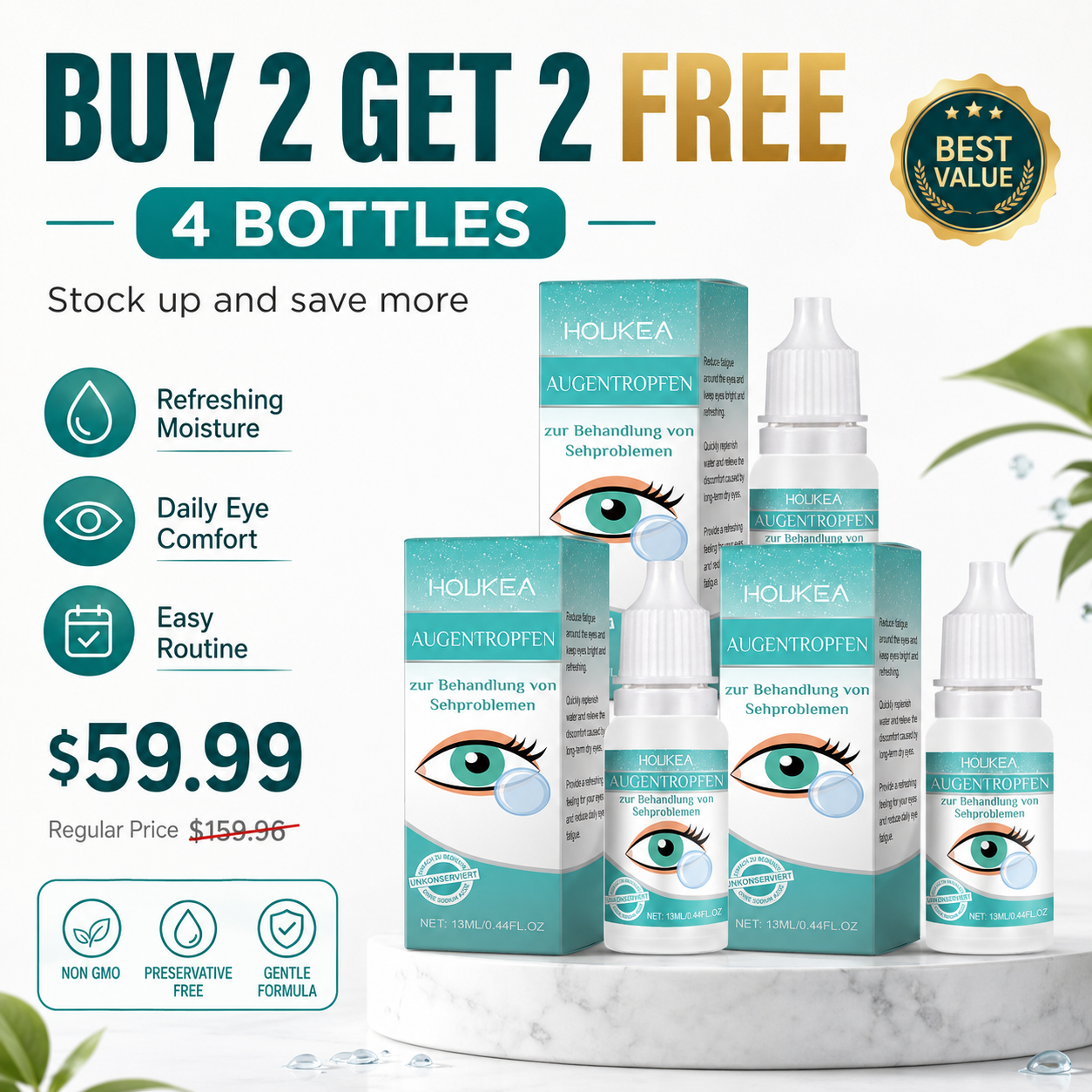 Buy 2 Get 2 FREE🔥4 Bottles