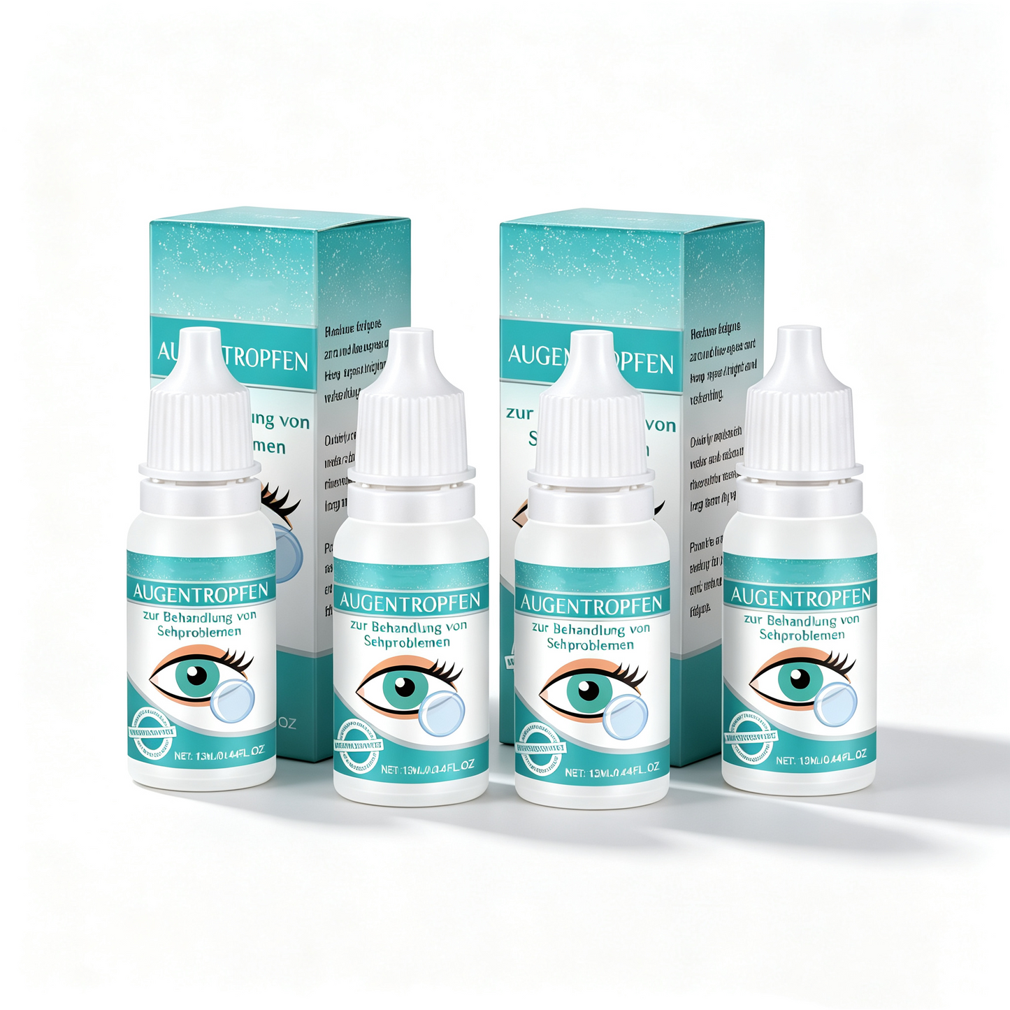 Professional Medical Eye Drops - Hydrating Eye Care Solution for Dry Eyes, Irritation & Eye Fatigue-WH