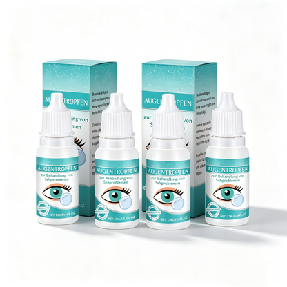 Professional Medical Eye Drops - Hydrating Eye Care Solution for Dry Eyes, Irritation & Eye Fatigue-WH