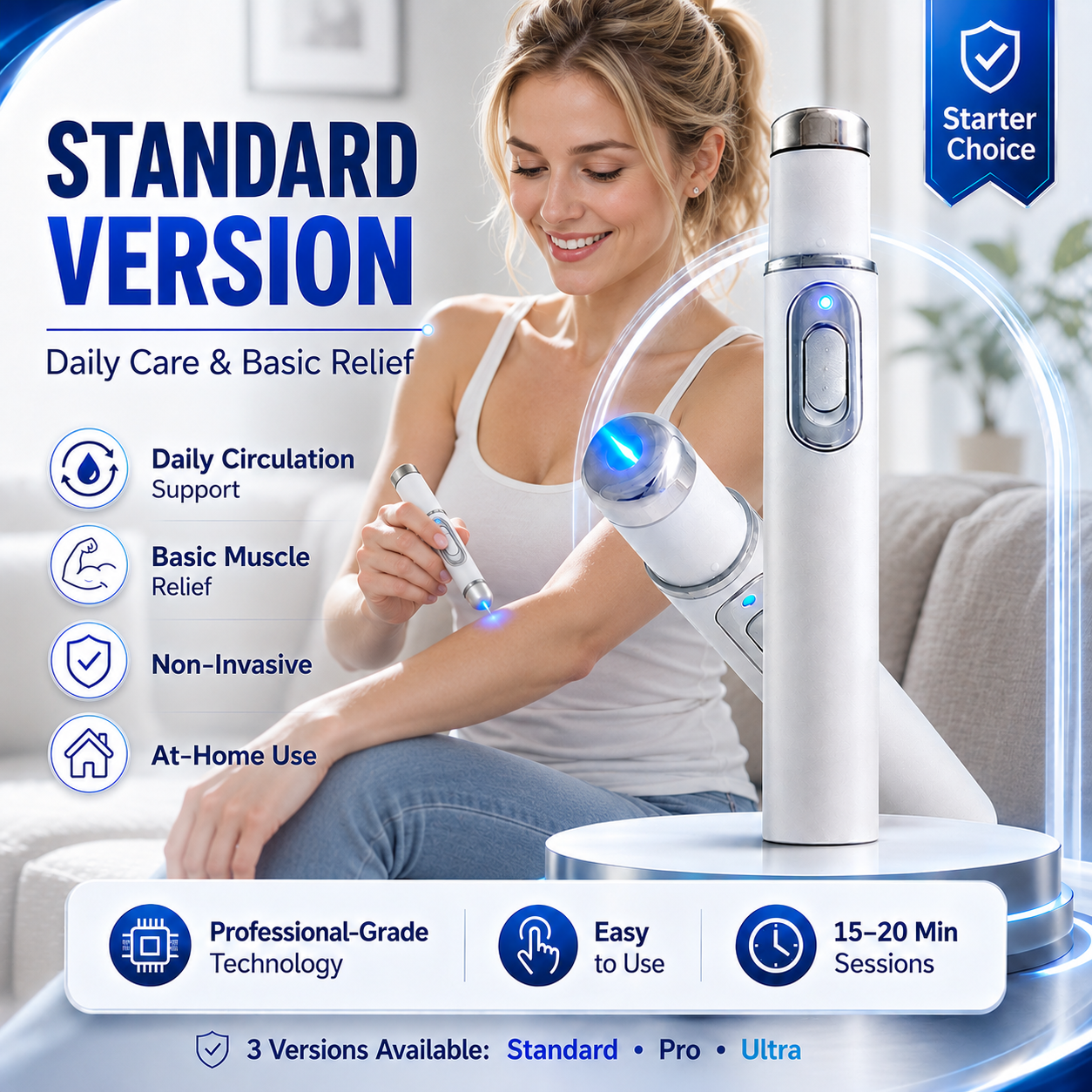 Advanced Ultrasonic Male Wellness Device™ Private At-Home Vitality & Confidence Support-YQ