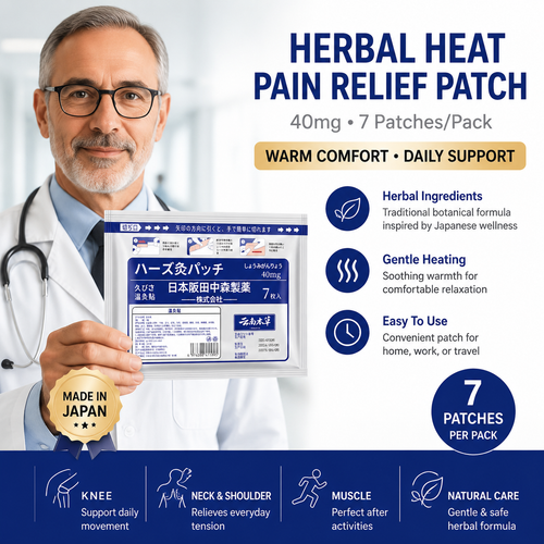 Japanese Herbal Heat Therapy Patch – Say Goodbye to Joint Stiffness & Numbness! 🌿🔥-ZZ