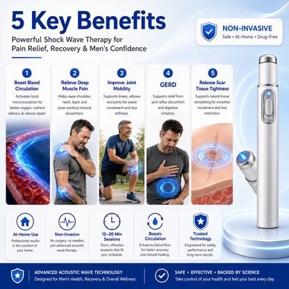 Advanced Ultrasonic Male Wellness Device™ Private At-Home Vitality & Confidence Support-YQ