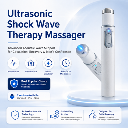 Advanced Ultrasonic Male Wellness Device™ Private At-Home Vitality & Confidence Support-YQ