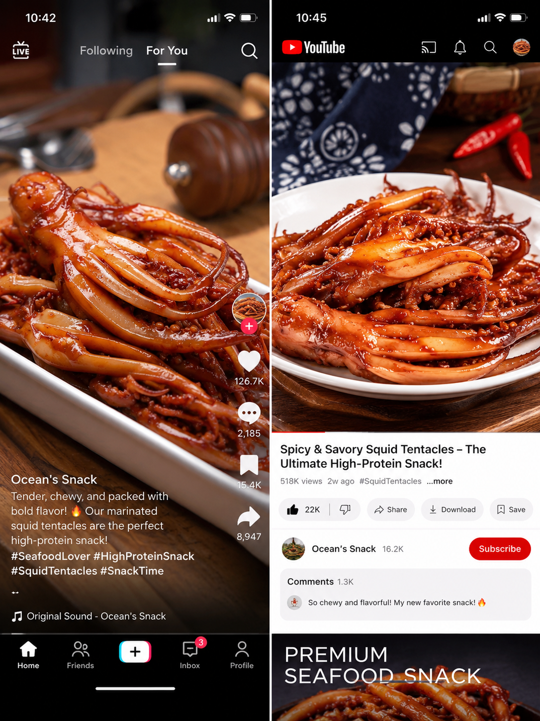 🦑BBQ Roasted Whole Squid Snack – Ready to Eat, Individually Wrapped-TTBD