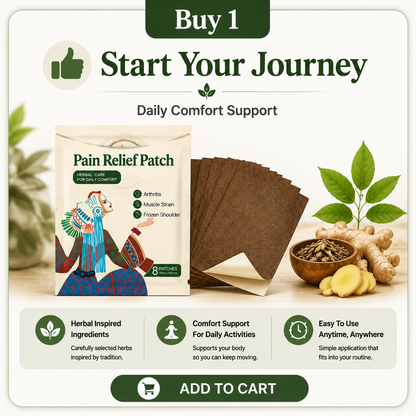 Traditional Herbal Pain Relief Patch – Joint & Muscle Comfort Support-YQ