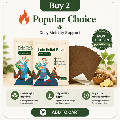 Traditional Herbal Pain Relief Patch – Joint & Muscle Comfort Support-YQ
