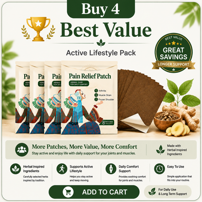 Traditional Herbal Pain Relief Patch – Joint & Muscle Comfort Support-YQ
